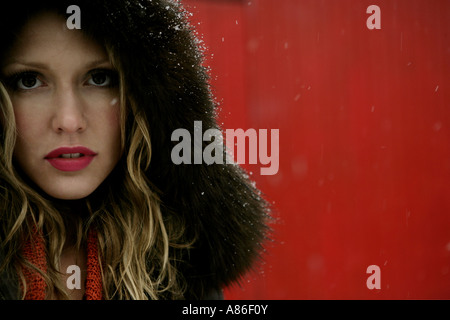 Giovane donna, ritratto Foto Stock