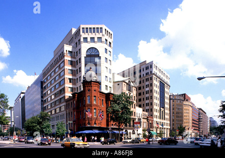 Down Town Stati Uniti d'America Washington D.C Foto Stock