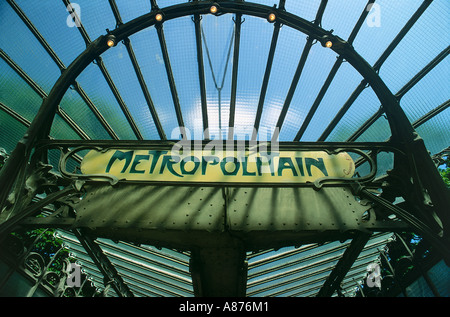 Metro Porte Dauphine Paris Foto Stock