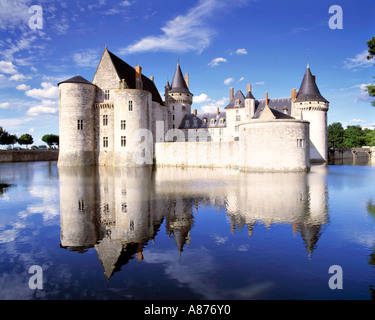 Francia Valle della Loira centrale Chateau De Sully Sur Loire Foto Stock