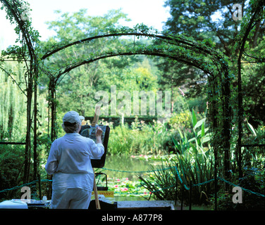 Francia Normandia GIVERNY MONETS giardino giardino acqua Foto Stock