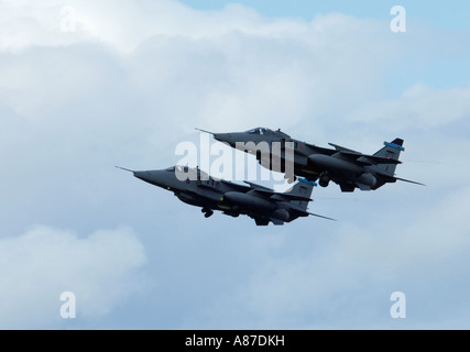 Sepecat Jaguar GR3A per essere sostituito dall'Eurofighter Typhoon nella RAF Foto Stock