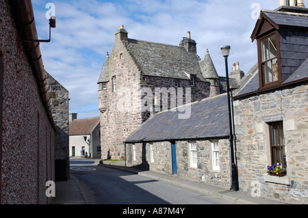 Il castello di Fordyce Grampian situato nel centro del villaggio di Fordyce è spesso trascurato dai visitatori a nord est della Scozia Foto Stock