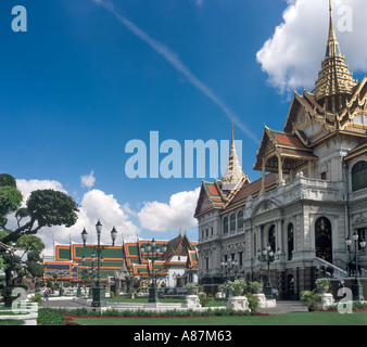 Chakri Mahaprasad Hall, il Grand Palace, Bangkok, Thailandia Foto Stock