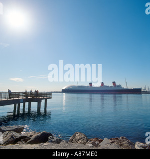 Queen Mary, Long Beach, Los Angeles, California, Stati Uniti d'America Foto Stock