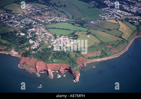 Devon Vista aerea Dawlish Teignmouth Foto Stock