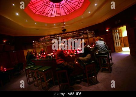 L'Ottagono Bar in The Clarence Hotel in Dublin possedute da U2 membri della band Bono e il bordo Foto Stock
