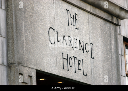 The Clarence Hotel in Dublin possedute da U2 membri della band Bono e il bordo Foto Stock