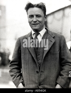F Scott Fitzgerald (1896-1940), scrittore statunitense Foto Stock