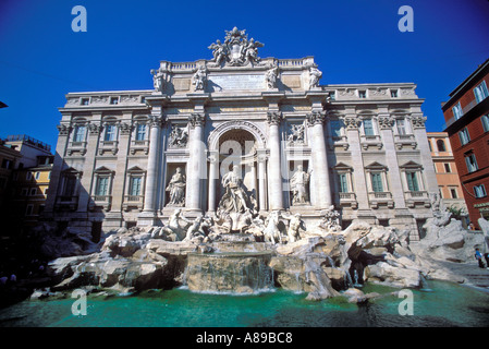 Italia Roma Fontana di Trevi Foto Stock