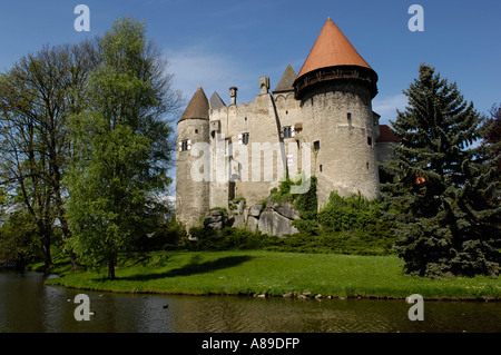 Castello d'acqua Heidenreichstein, Waldviertel, Austria Inferiore, Austria Foto Stock