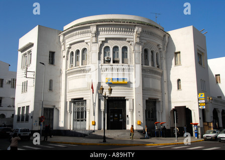 Art nouveau post office edificio Poste Maroc Cacablanca Marocco Foto Stock