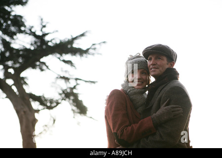 Coppia matura la tenuta di ciascun altro Foto Stock