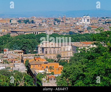 Roma Italia vista complessiva del centro città Foto Stock