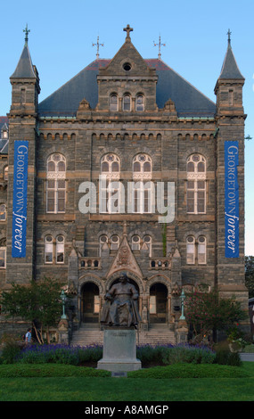 Stati Uniti Washington DC Georgetown University Healy Hall Foto Stock