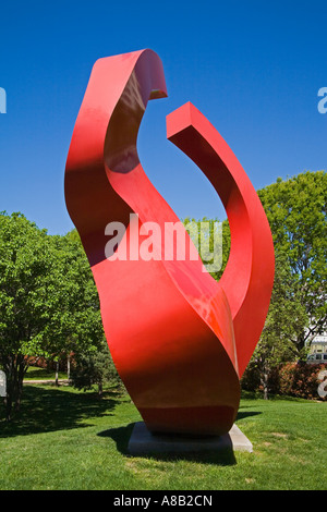 Scultura di Verde Boverkamp una miriade di Giardini Botanici Oklahoma City Oklahoma USA Foto Stock