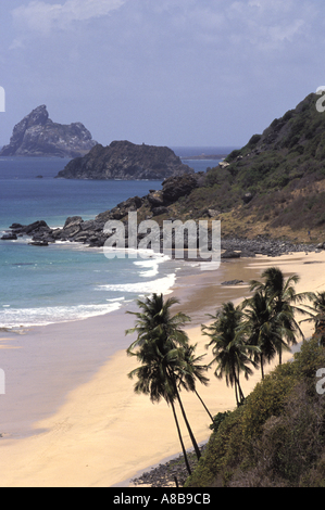 Brasile Fernando de Noronha Praia do Boldrò Foto Stock