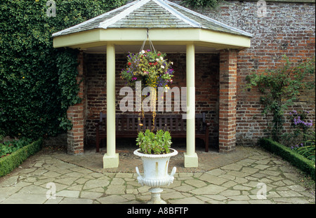 Gazebo,Sewerby Park. Foto Stock