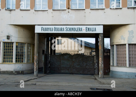 Oskar Schindler's smalto Entrata in fabbrica Foto Stock