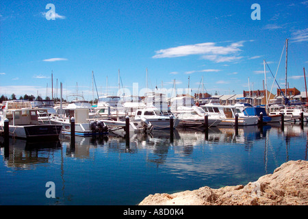 Freemantle Boat Harbour Foto Stock