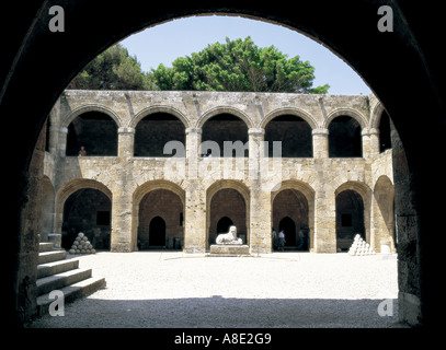 Museo Archeologico, Palazzo del Gran Maestro, Rodi, Grecia Foto Stock