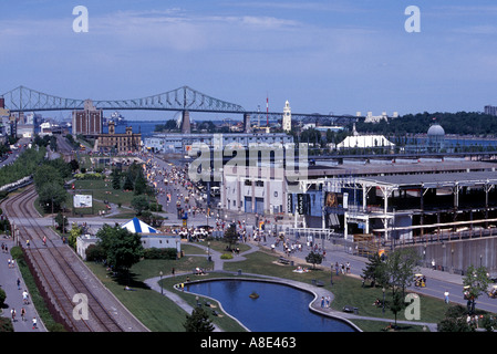 La vecchia Montreal Canada Quebec Montreal Foto Stock