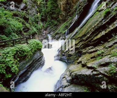 Geografia / viaggi, in Germania, in Baviera, paesaggio / Paesaggi, Parco Nazionale di Berchtesgaden, Wimbachklamm vicino a Ramsau, Additional-Rights-Clearance-Info-Not-Available Foto Stock