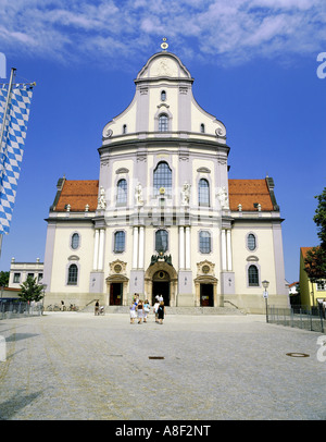 Geografia / viaggi, in Germania, in Baviera, Altötting, chiese Basilica di Sant'Anna, costruita: 1910 - 1912, vista esterna, Additional-Rights-Clearance-Info-Not-Available Foto Stock