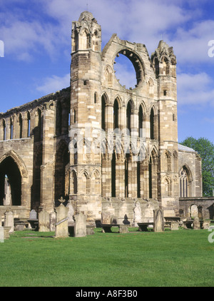 dh Elgin cattedrale ELGIN MORAY parete est rovine scozia scottish Foto Stock