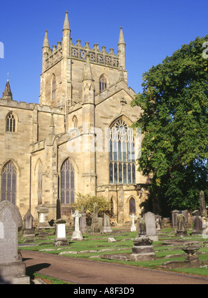 Dh Dunfermline Abbey DUNFERMLINE FIFE ala est re di Scozia Robert Bruce Scozia Scotland Foto Stock