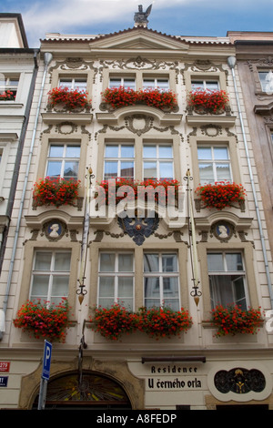 Multi-storey residences a Praga, Repubblica Ceca. Foto Stock