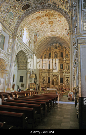 Santo Domingo de Guzman Chiesa in Messico Oaxaca sede dell'Ordine domenicano fin dal XVI secolo Foto Stock