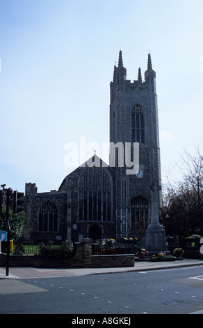 La Chiesa di Santa Maria In Bungay nel Suffolk nel Regno Unito Foto Stock