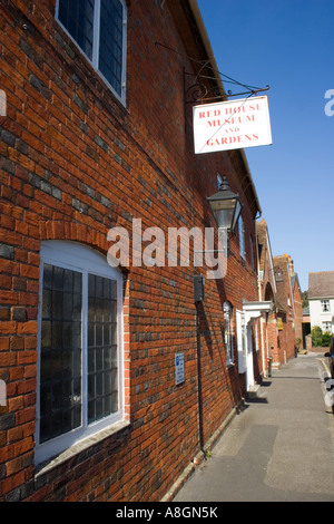 Red House Museum ingresso, Christchurch, Dorset, Regno Unito Foto Stock