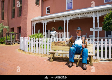 La Vecchia Prigione a St Augustine, Florida USA Foto Stock