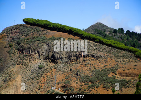 Gran Canaria montagne da Tejeda Berglandschaften bei Tejeda Foto Stock