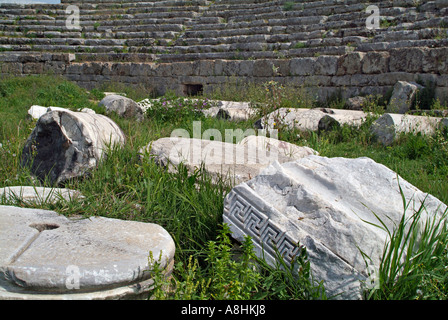 Rovine romane di Perge vicino a Antalya Turchia Perge era un importante città della Panfilia risolte c 1500BC da Ittiti Foto Stock