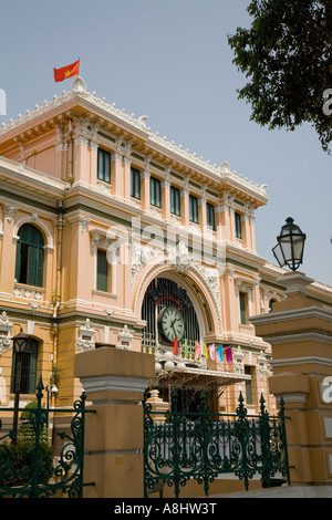 Uffici postali principali, Ho Chi Minh City, Vietnam Foto Stock