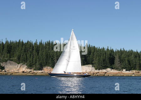 Yacht Racing negli Stati Uniti Foto Stock