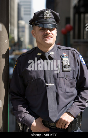 Ritratto di New York City funzionario di polizia Foto Stock