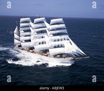 Kaiwo-Maru. Una scuola formazione nave. (51-1887) Foto Stock