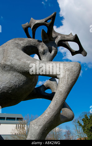 In Europa il Regno Unito Inghilterra kent Maidstone Kent stag millenium river walk Foto Stock