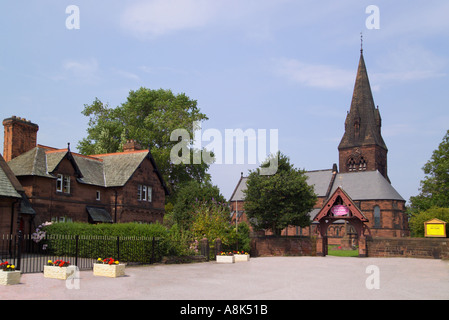 San Barnaba Chiesa bromborough wirral Inghilterra Foto Stock