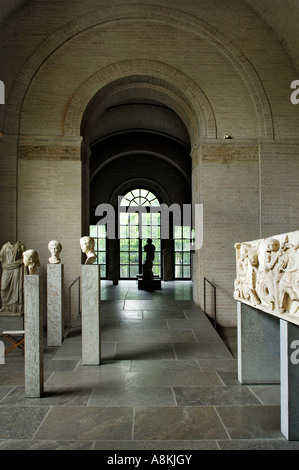 Sala dei Ritratti romani, Glyptothek, Monaco di Baviera, Germania Foto Stock