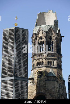 Gedaechtniskirche a Berlino, Germania. Foto Stock