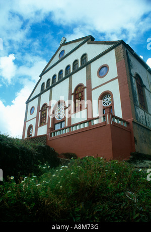 Chiesa di St Peters Dennery Village St Lucia Foto Stock