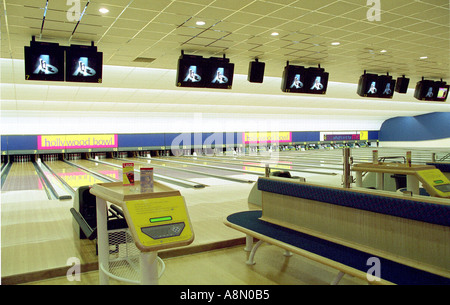 Hollywood Bowl, Bowling Alley, London Borough of Newham East London GB UK Foto Stock