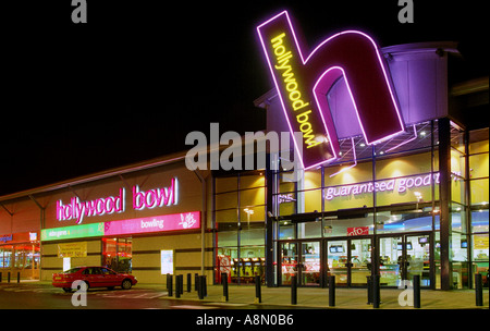 Hollywood Bowl, Bowling Alley, London Borough of Newham East London GB UK Foto Stock