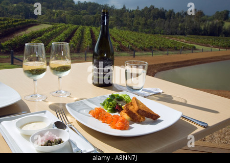 Vigneto dining - Hunter Valley, Nuovo Galles del Sud Australia Foto Stock