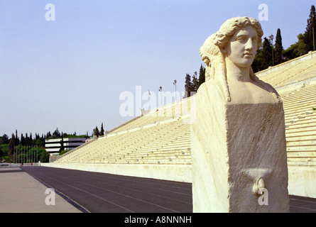 Panathenaich Stadium (vecchio stadio Olimpico) - Athens, Grecia Foto Stock